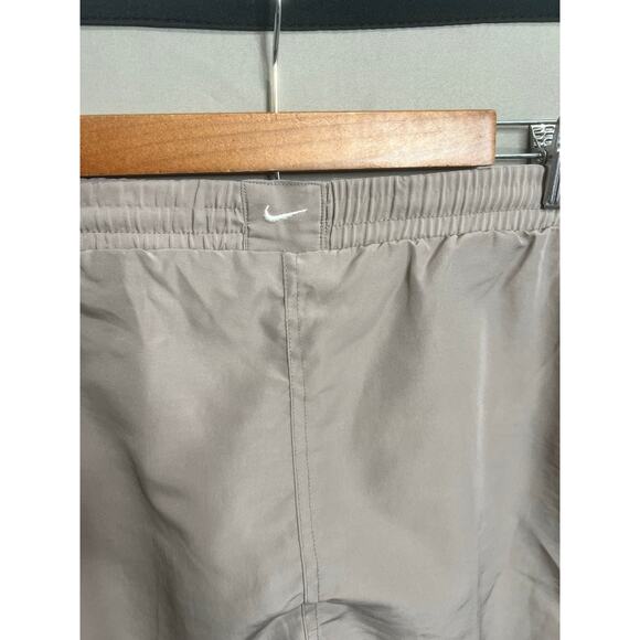 Nike Swim Sz L Shorts Light Orewood Brown Lined Pockets Stretch Comfort - Picture 13 of 16